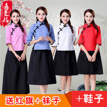 Republic of China student clothing women May 4th youth clothing Republic of China style retro graduation class school uniform costume costume costume
