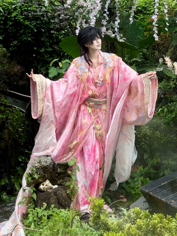 10 Shuode Xiu Yu Fuyang Improved Warring States Robe with Train (Not for Everyday Wear, Will Drag on the Floor) 10 Shuode Xiu Yu Fuyang Improved Warring States Robe with Train (Not for Everyday Wear, Will Drag on the Floor)