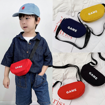  Childrens messenger bag Boys messenger bag Girls baby bag childrens shoulder bag Korean fashion coin bag mini tide
