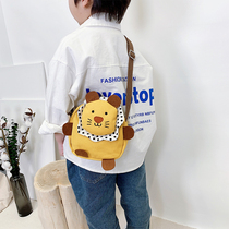 Childrens messenger bag Boys messenger bag Girls waist bag baby bag childrens shoulder bag Korean cartoon coin purse tide