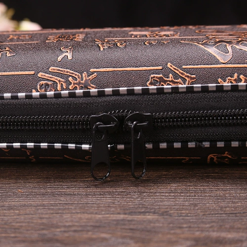 竹霖生 Высокая кортикальная флейта коробка бамбука флейта коробки горизонтальная флейта флейта мешок флейта, наполненная аксессуарами для ящика горизонтальной флейты