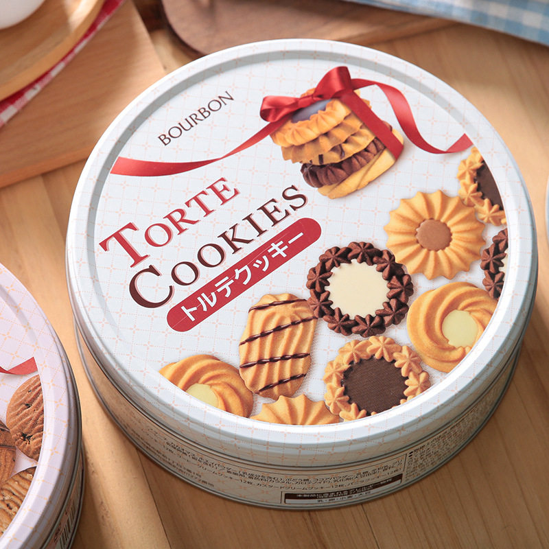 BOURBON Wave Road Dream Japan Imported Shchinuch Cream Taste Cream Chocolate Sandwich Cookie Cookies 310g