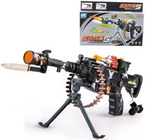 Star men Dongfa childrens electric toy gun props Submachine gun model sound light boy game gift