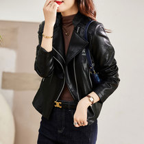 Малая шуба женская весенняя осенняя куртка 2024 корейская версия маленький субкороткий стиль Высокоскоротечный Черный локомотив кожаный пиджак