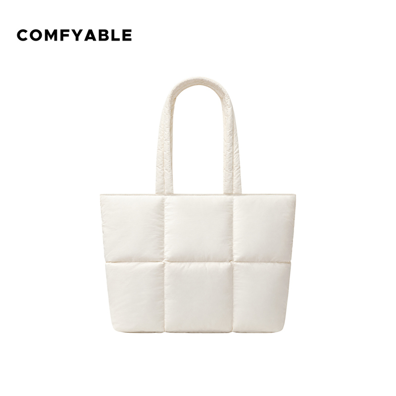 Comfyable Computer Tote Bag Is Suitable for MacBook Pro/Air 13-16inch Laptop Bag White