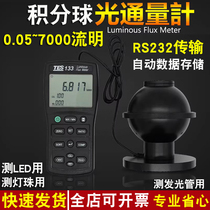 Lumen meter Taiwan Taishi TES-133 luminous flux meter LED light lamp bead lumen detector light intensity test