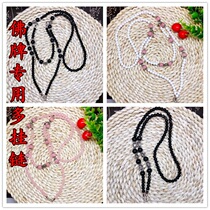 Thailands Buddhist brand Thailand genuine imported crystal chain sub-special double hanging multi-hanging card chain