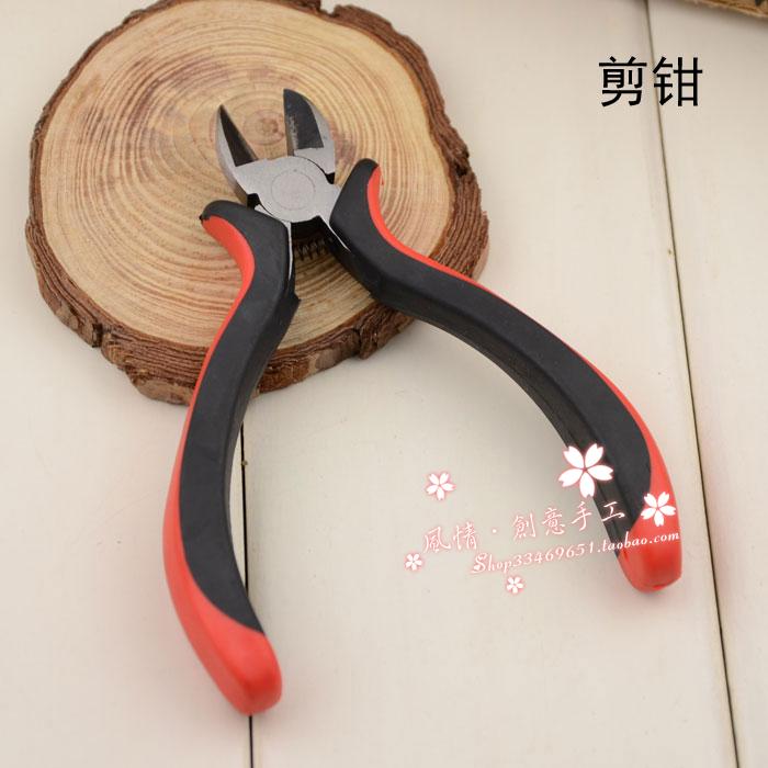 Handmade tự làm kẹp tóc chất liệu cổ kẹp tóc phụ kiện công cụ thô xử lý mũi tròn kìm kim kìm cắt kìm - Dụng cụ cầm tay máy khoan pin makita 12v