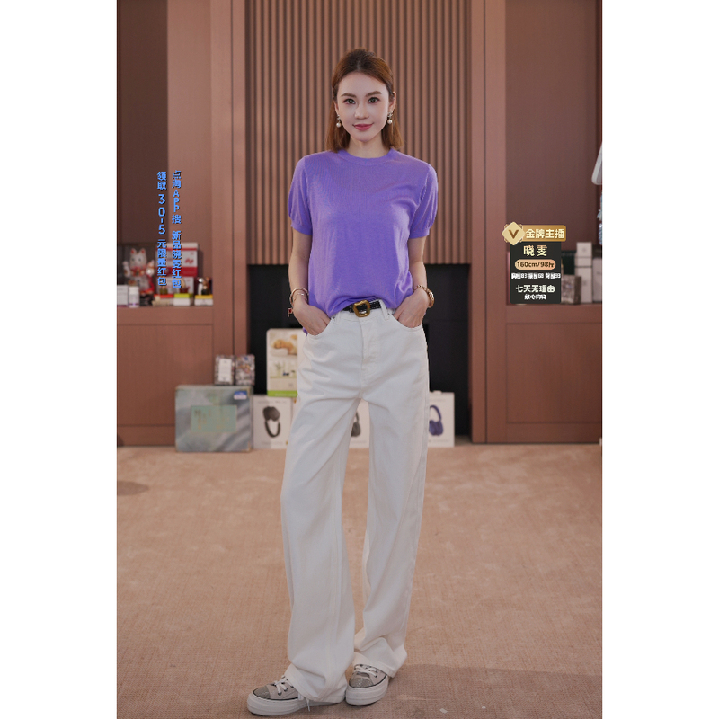 Clothing Length 58cm or More [Xiaowen X Shenzhen Oem King] Knitted Sweater Hy2542