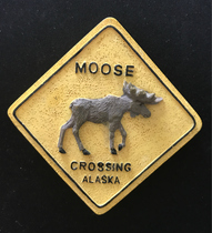 ALASKA ALASKA moose refrigerator