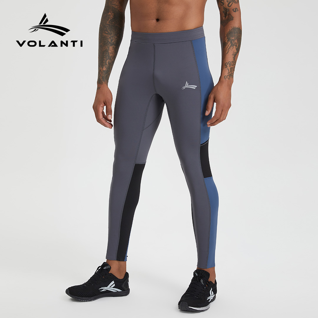 Warandi tight pants men's sports running fitness and athletics training high elastic speed dry compression pants basketball hit bottom-Taobao