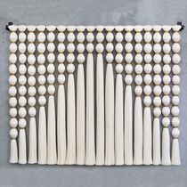 Nordic tapestry hand-woven ins style B&B inn background cloth bedside decoration simple personalized custom black