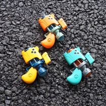 Toy hand small gun cartoon small Q childrens sound and light music Electric Mini eight sound gun light music boy toy