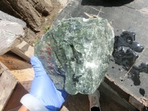 189076 Jade raw material bare stone natural rough Qinghai Kunlun jade mountain material Qingyu 4 6 kg