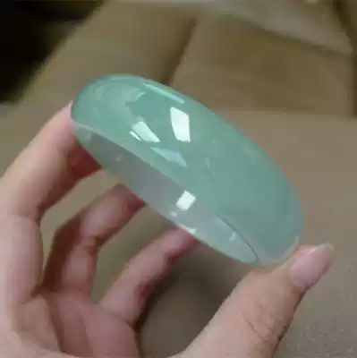 Juntao Jade Jadeite quartz jade bracelet Light green jade bracelet Ice jade A goods bracelet