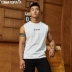 TOMATOPAPA gốc Harajuku phong cách đường phố vest mùa hè mới thư bông áo vest nam thủy triều - Áo vest cotton các kiểu áo ghi lê nam Áo vest cotton
