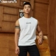TOMATOPAPA gốc Harajuku phong cách đường phố vest mùa hè mới thư bông áo vest nam thủy triều - Áo vest cotton các kiểu áo ghi lê nam
