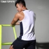 TOMATOPAPA Châu Âu và Hoa Kỳ nguyên bản mùa hè đại học màu gió kỹ thuật số vest vest vai thể thao mồ hôi nam thể thao áo thun ba lỗ Lót