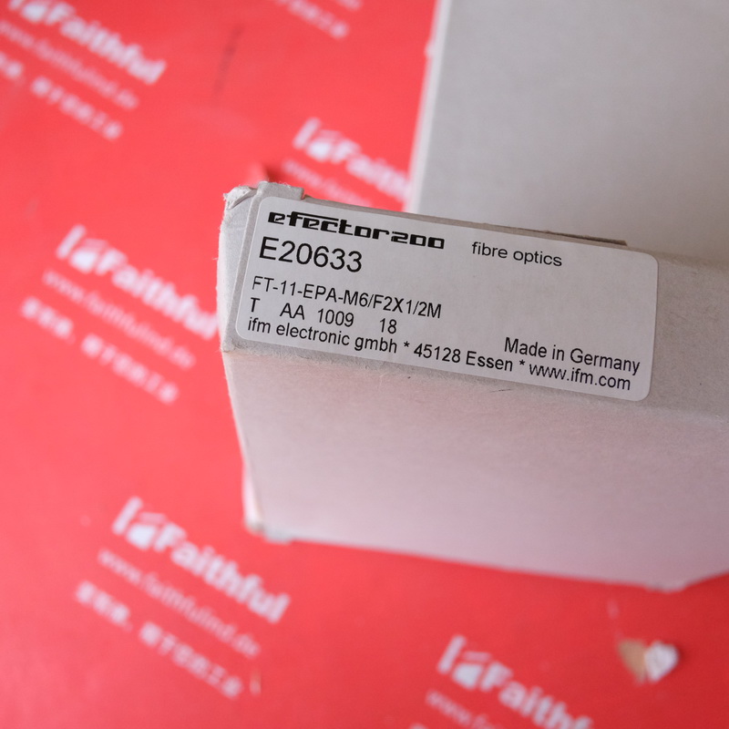 IFM E20633 Yi Fumen's brand new fiber sensor FT-11-EPA-M6 F2X1 2M