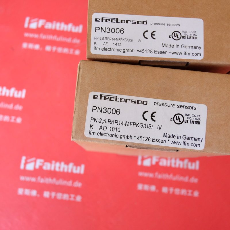 IFM PN3006 Yi Fumen's brand new pressure sensor PN-2 5-RBR14-MFPKG US V