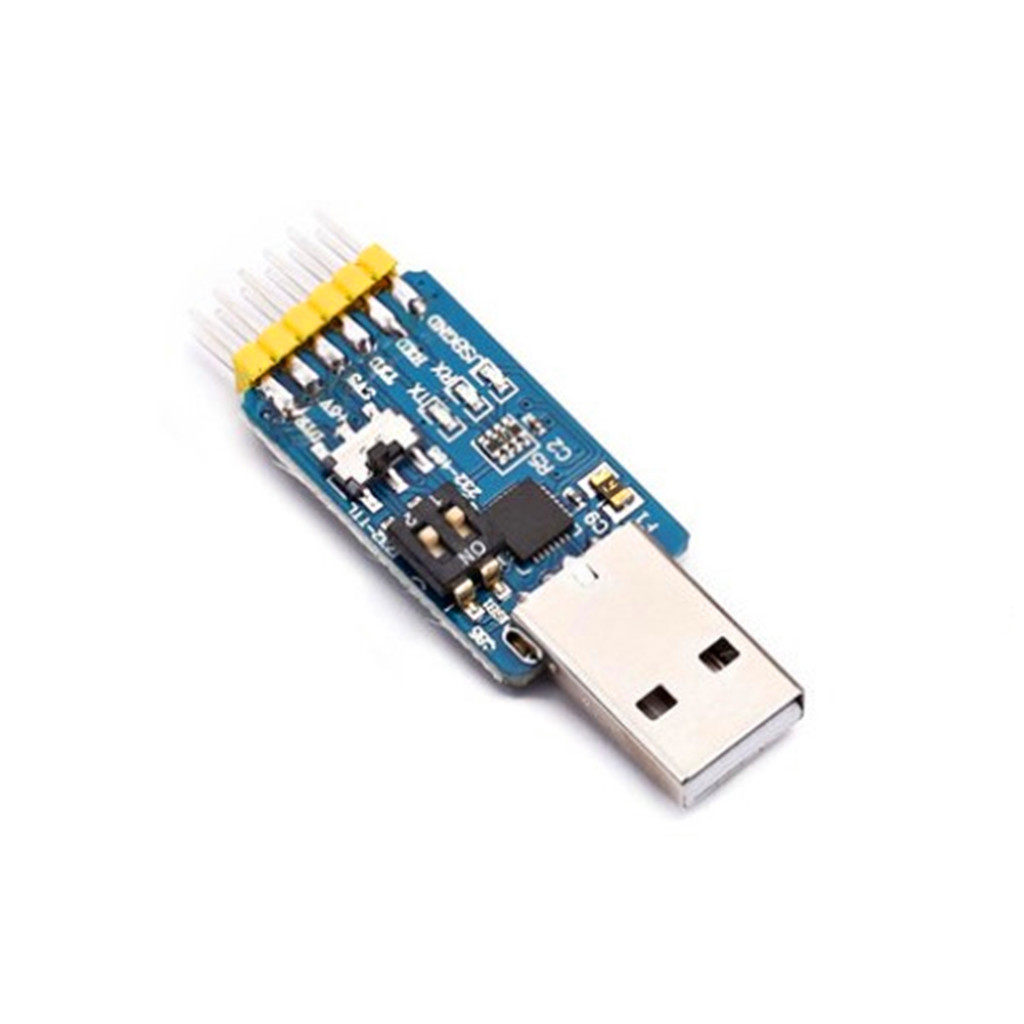 六合一多功能USB转UART串口模块CP2102 usb TTL485互转232自恢复