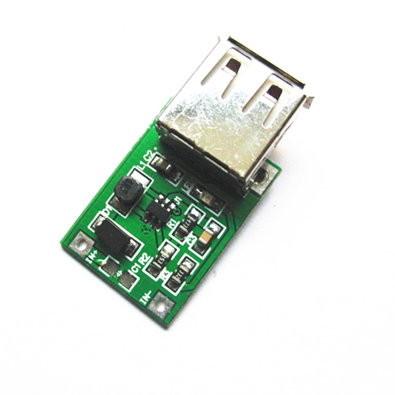 DC-DC升压模块(0.9V~5V)升5V 600MA USB 升压电路板移动电源升压
