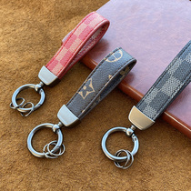 Universal key buckle male upscale car lock spoon chain rope ring female home net red ins personality creative male and female pendant