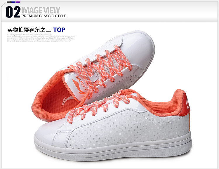 ATCG010-2 special stock Li ning women's tennis cultural shoes white small size women's shoes casual shoes wear 35 yards
