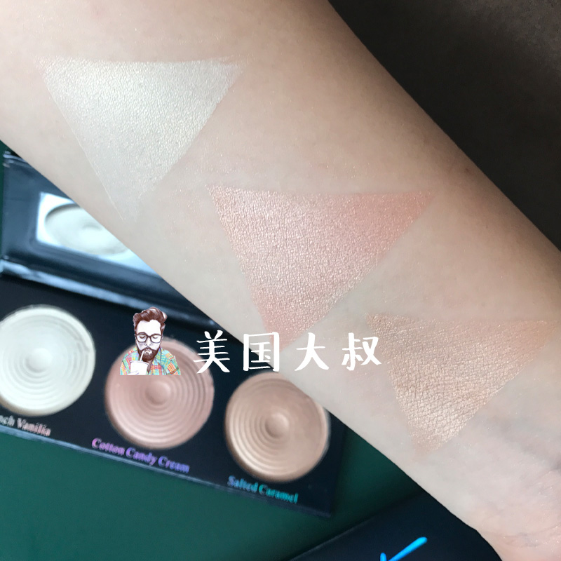 欧美3色修容粉高光阴影修容盘侧脸鼻影