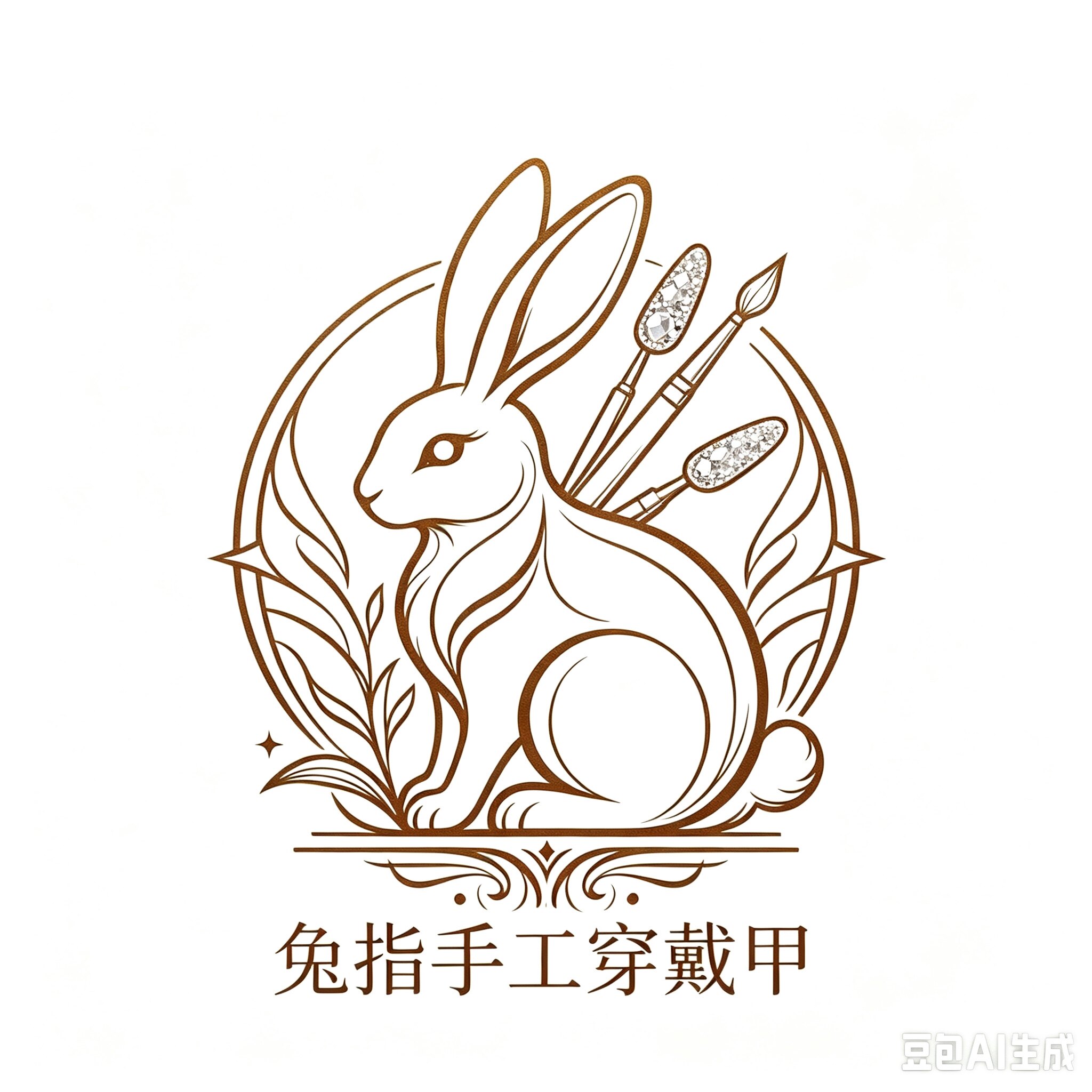兔指纯手工穿戴甲