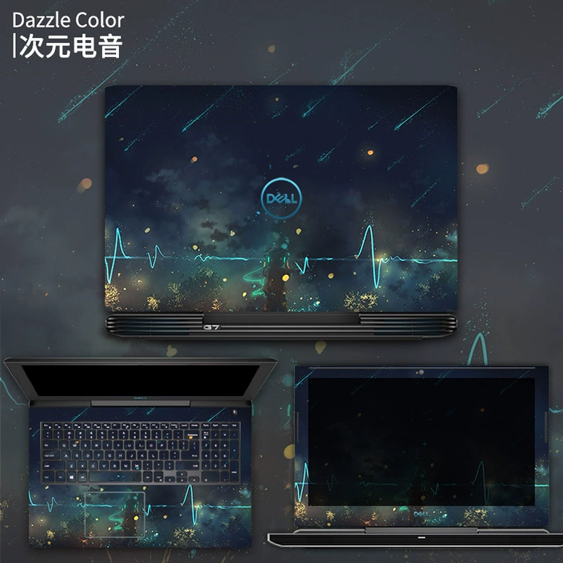 Dell Dell tour 匣 g3 sticker 3579 Ling Yue 14 notebook 5370 đốt máy tính 7000 pro bảo vệ phim 15,6 inch G7 phim xps13 shell shell 13.3 thành tích 5000 bộ đầy đủ 14 - Phụ kiện máy tính xách tay