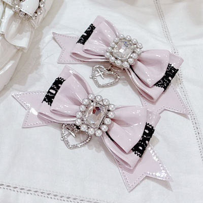The transfer student's sugar melody shoes with a bud style sweet mass-produced loafers and a bow for handcrafted shoe decoration