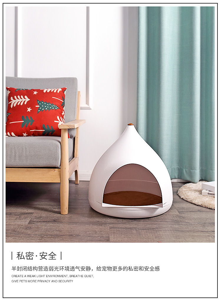 Wei Li mèo xả rác bốn mùa phổ quát mèo nhà mèo biệt thự không thấm nước dễ dàng để làm sạch vật nuôi mèo cung cấp - Cat / Dog hàng ngày Neccessities bình nước cho mèo