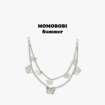 momobobi new childrens belt Korean style butterfly pants chain waist chain accessories belt hanging chain jk decorative belt