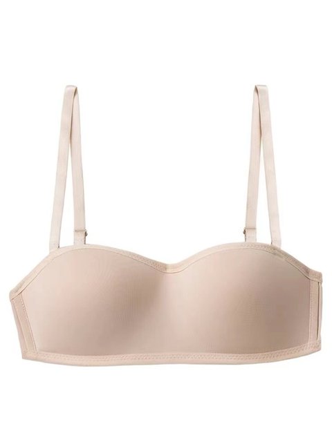 ເສື້ອຊັ້ນໃນແບບບໍ່ມີສາຍສຳລັບຜູ້ຍິງໃນລະດູຮ້ອນທີ່ເບິ່ງບໍ່ເຫັນ traceless breast wrap ທໍ່ ultra-thin ເທິງຂອງເຕົ້ານົມຂະຫນາດໃຫຍ່ສະແດງໃຫ້ເຫັນ bra ຍູ້ເຕົ້ານົມຂະຫນາດນ້ອຍບໍ່ເລື່ອນ.