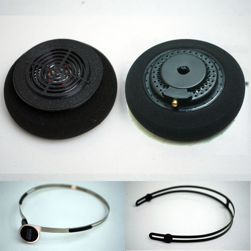 Goethe Unit Modified to Gauss Koss Pp Semi-Open Portable Audiophile Over-Ear Headphones with Mmcx Interchangeable Cable
