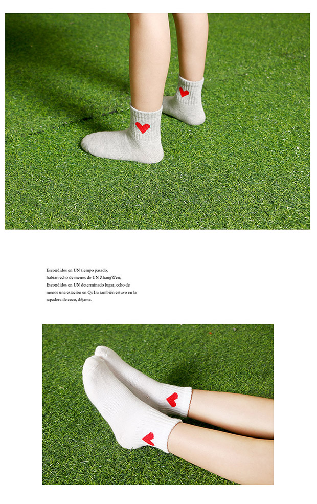 Yêu nếu mùa thu và mùa đông mới vớ trẻ em cotton vớ Song Khẩu tình yêu vớ cotton 3-5-7-9 tuổi vớ đẹp cho bé sơ sinh