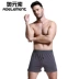 Đồ lót nam Quần short nhà ngắn Quần boxer mùa hè Quần cotton Mũi tên Quần cỡ lớn Bốn góc nhà Đồ ngủ - Giữa eo Giữa eo