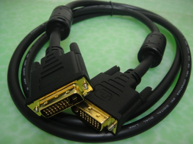 Joint master gilded double ring DVI Line 24 1 Laptop external link Computer screen Line 1 5 m