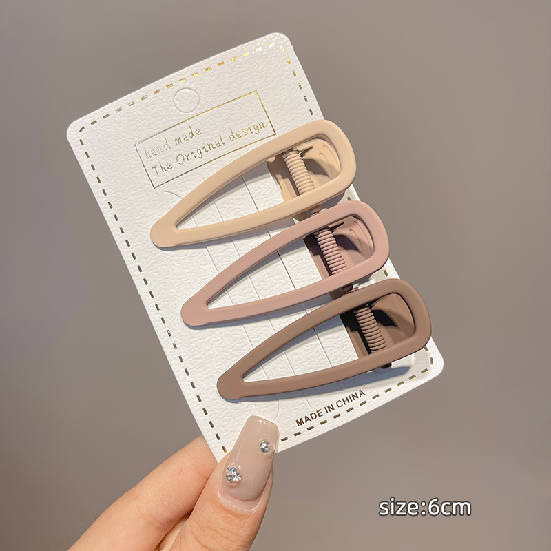 images 14:Simple and scarless hair clip Eight-word Liu Hai clip broken hair on the side of the female forehead