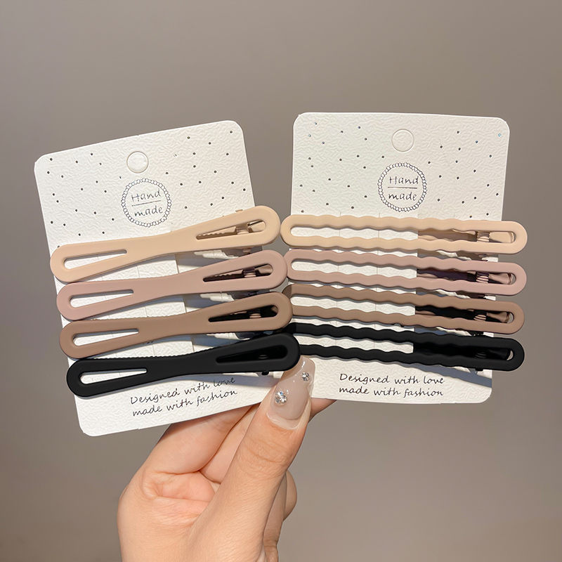 images 16:Simple and scarless hair clip Eight-word Liu Hai clip broken hair on the side of the female forehead