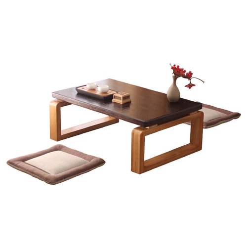 Японский стиль татами журнальный столик с твердым деревянным столом балконы мини -дзен чайный стол