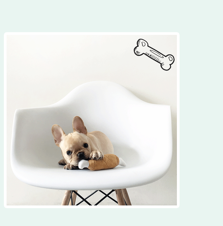 Hakkai đôi xương gà chân âm thanh đồ chơi thú cưng chó mèo đồ chơi chiến đấu Teddy cung cấp đồ chơi bán đồ chơi cho chó