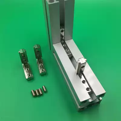 40 national standard corner slot connector aluminum extrusion material L type inner connection corner slot connection aluminum frame accessories 40 corner slot