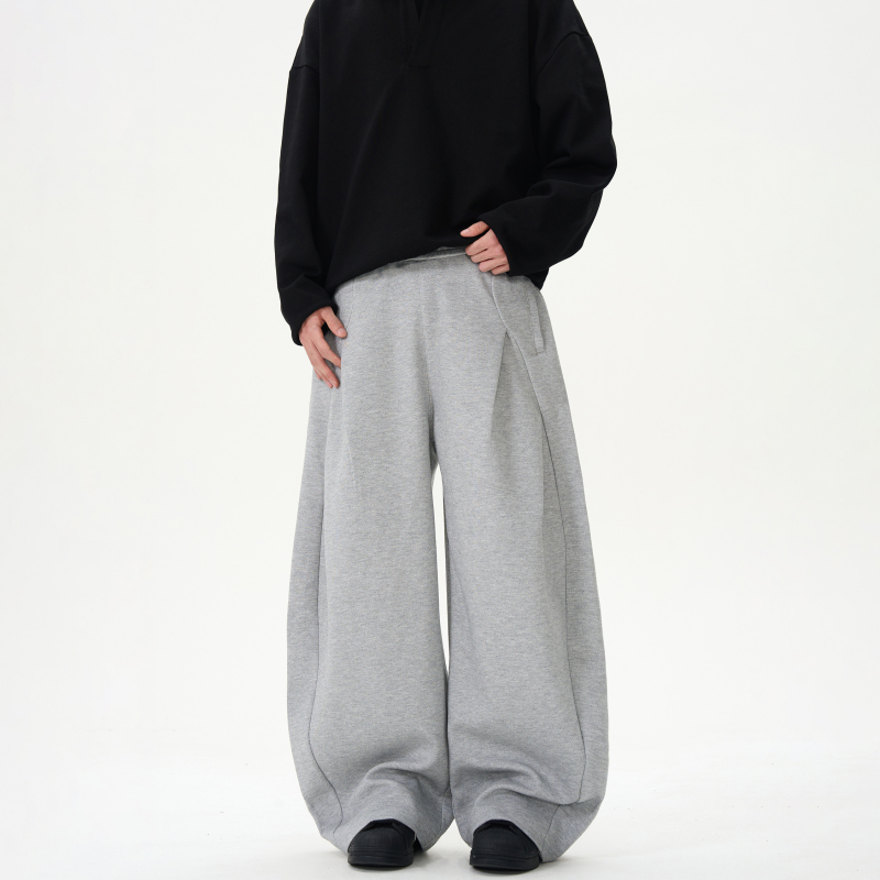 Kisko New American-Style Deconstructed Design Wide-Leg Scimitar Sweatpants for Men and Women, Loose Casual Sports Trendy Brand Pants Kisko New American-Style Deconstructed Design Wide-Leg Scimitar Sweatpants for Men and Women, Loose Casual Sports Trendy Brand Pants