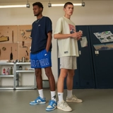 Abosyciply Uzis Shorts Мужская баскетбольная сеть, дышащая четверть летних печатных спортивных тренировочных брюк [Hollow
