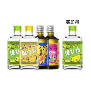 江小白果立方15度100mL*4瓶果酒柚子柠檬芒果味微醺女士低度甜酒