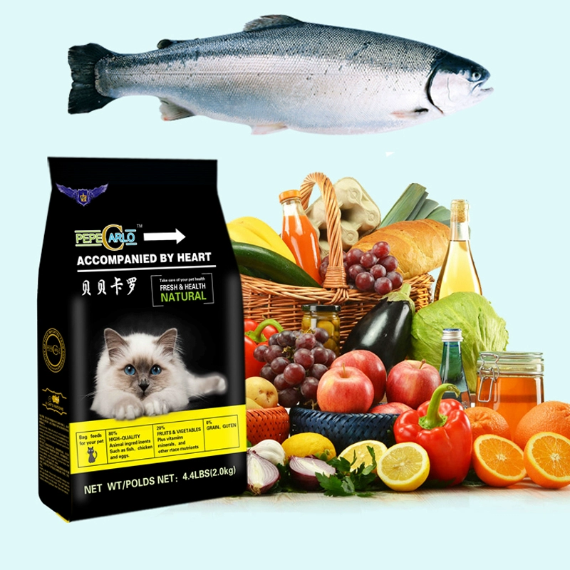 Beibei Caro Low Salt Depilation Ball Cat Food Salmon Delicious Young Cat Thức ăn chính 2kg4kg Mới 10