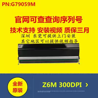 Brand new original Zebra ZebraZ6M Z6M Z6000 300dpi point nozzle G79059M