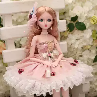 Xubele Barbie doll set Gift box 60cm remote control smart music dialogue blink children's girls play